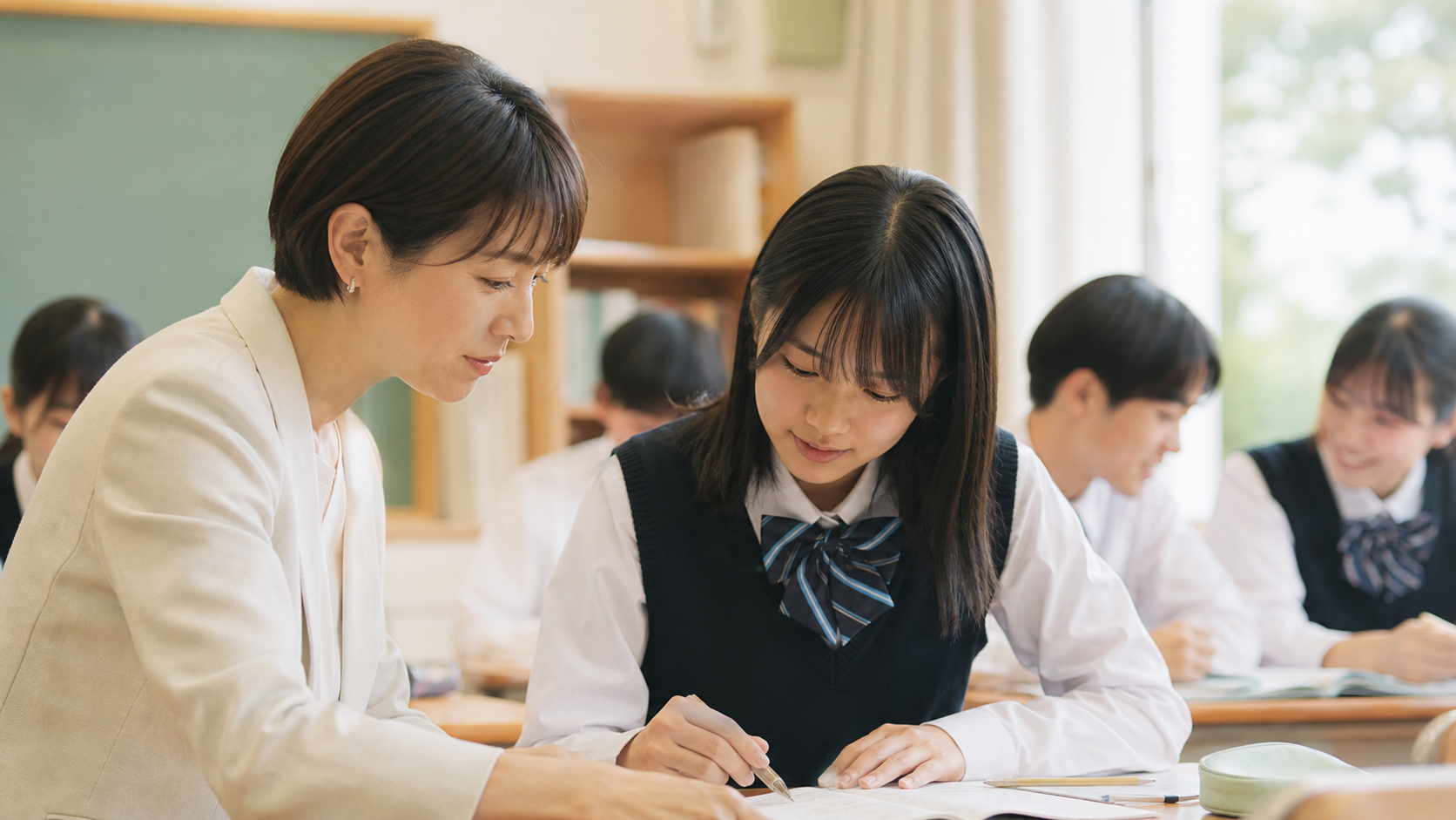 教育方針を、ここで学びたいという気持ちへ。